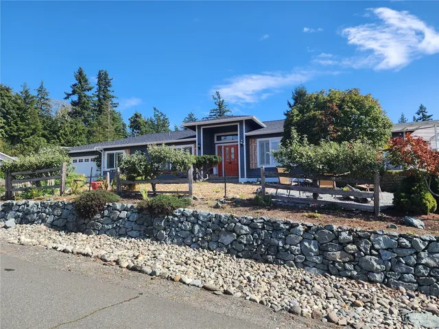 a view of a house with a patio