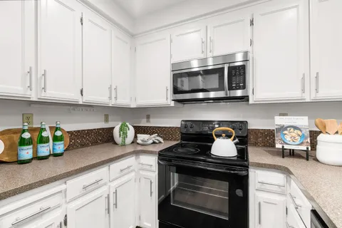 a close view of a sink and table