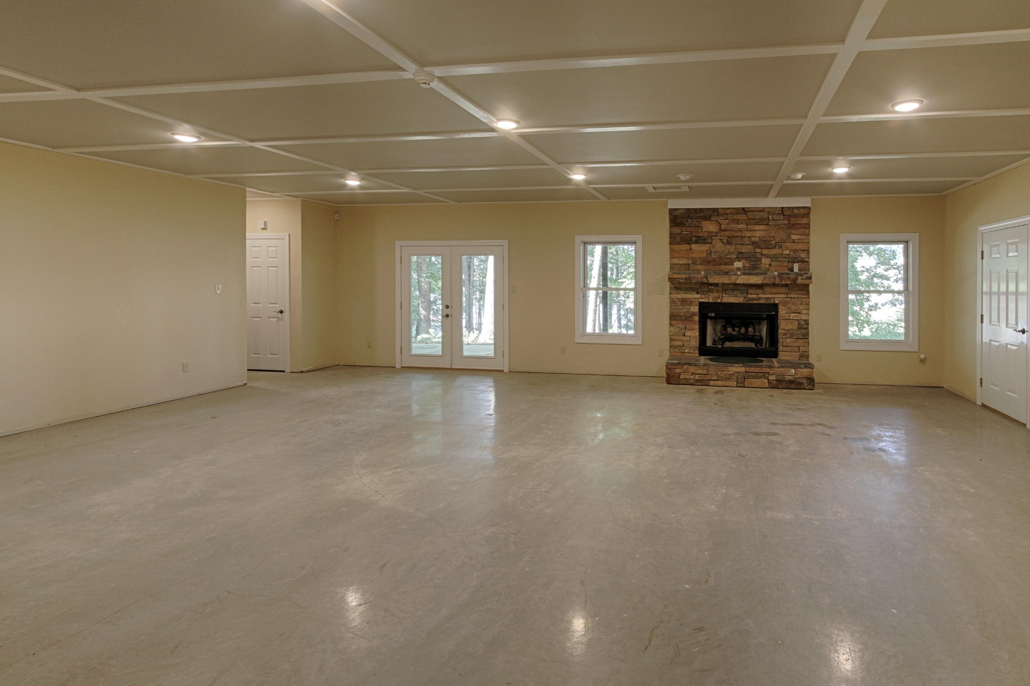 600 Baye Road Rutledge, TN 37861 - Photo 26 of 34 a view of an empty room with a fireplace and a window