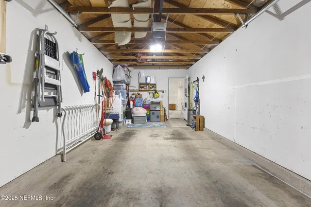 a view of storage and utility room
