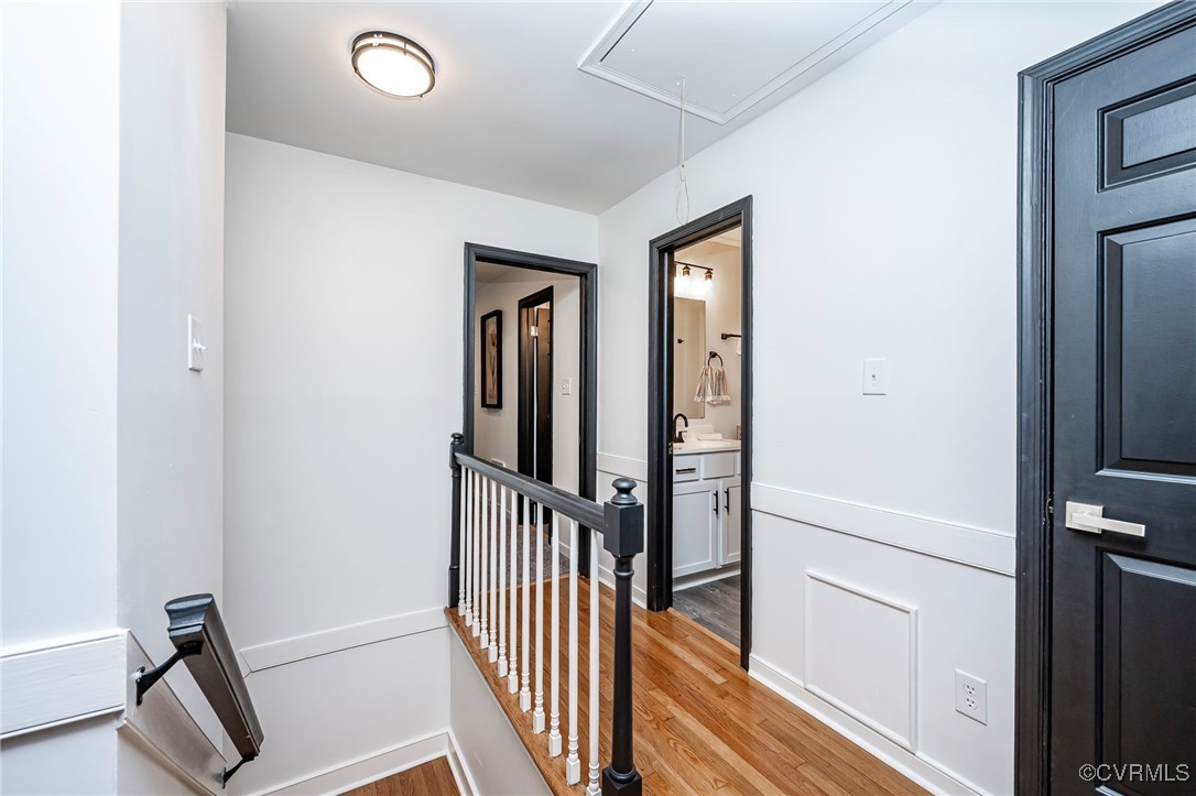 4117 Poplar Grove Road Midlothian, VA 23112 - Photo 19 of 31 a view of a hallway with entryway door