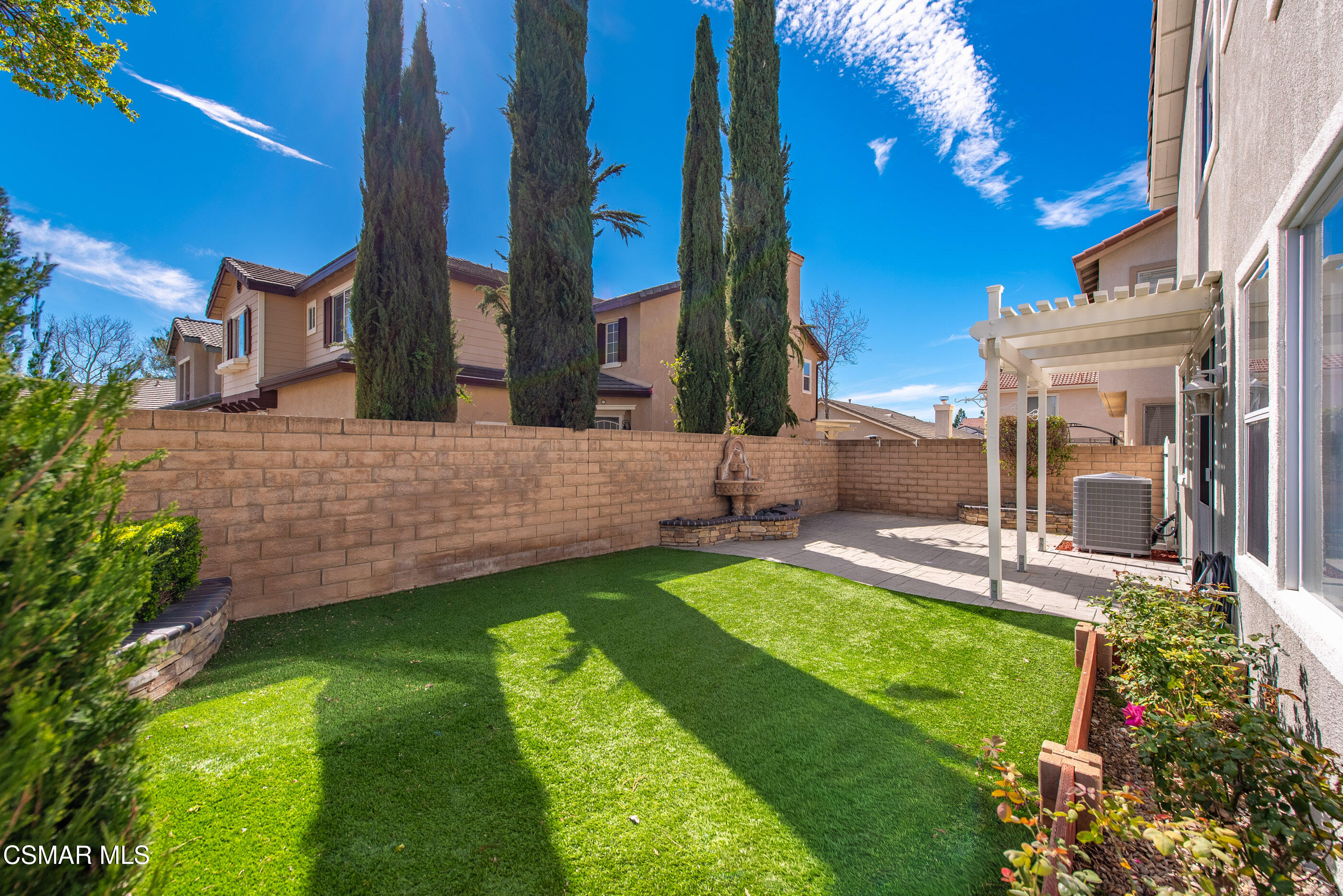 4884 Borders Street Simi Valley, CA 93063 - Photo 42 of 44 a view of backyard with swimming pool