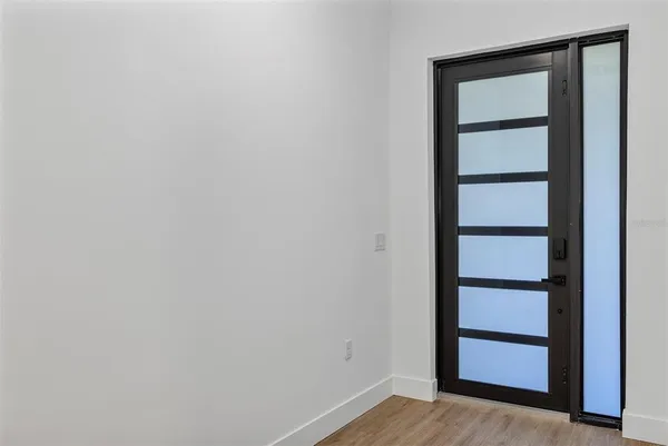 a view of an empty room with window