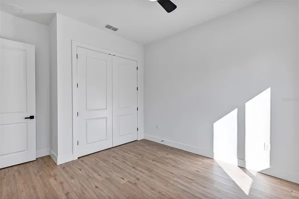 a open view of a house with a yard