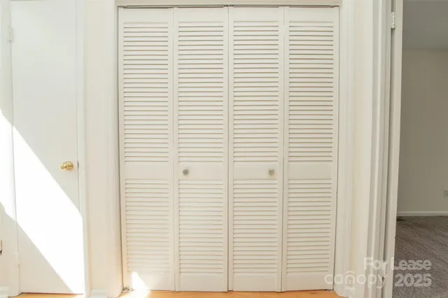 a view of a bathroom with a window