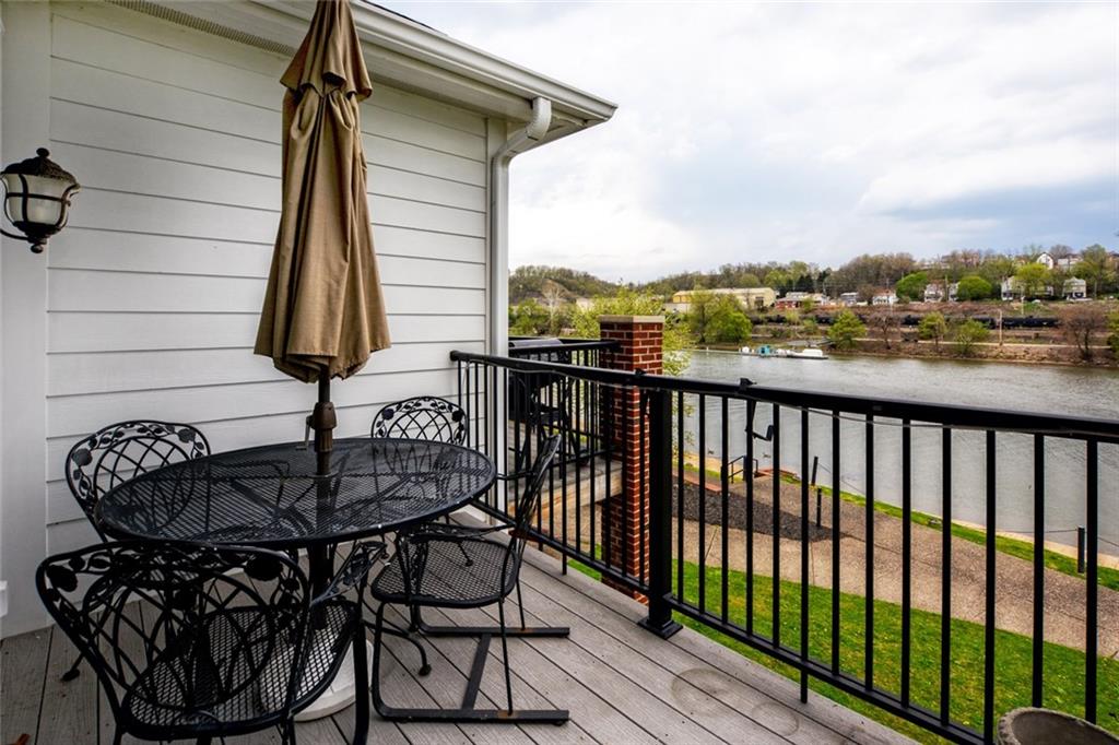 664 Riverside Drive, Unit 2F Beaver, PA 15009 - Photo 20 of 24 Deck off of the main living level with the family room