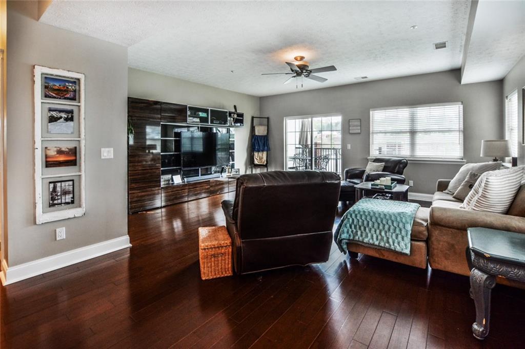 664 Riverside Drive, Unit 2F Beaver, PA 15009 - Photo 4 of 24 Family room with built-in tv center