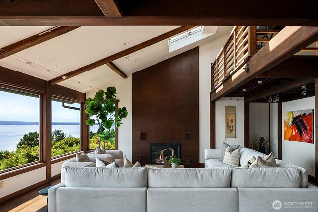 a outdoor living space with furniture and a potted plant