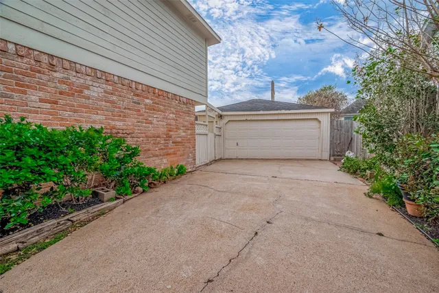 a view of outdoor space with wooden floor and lake view