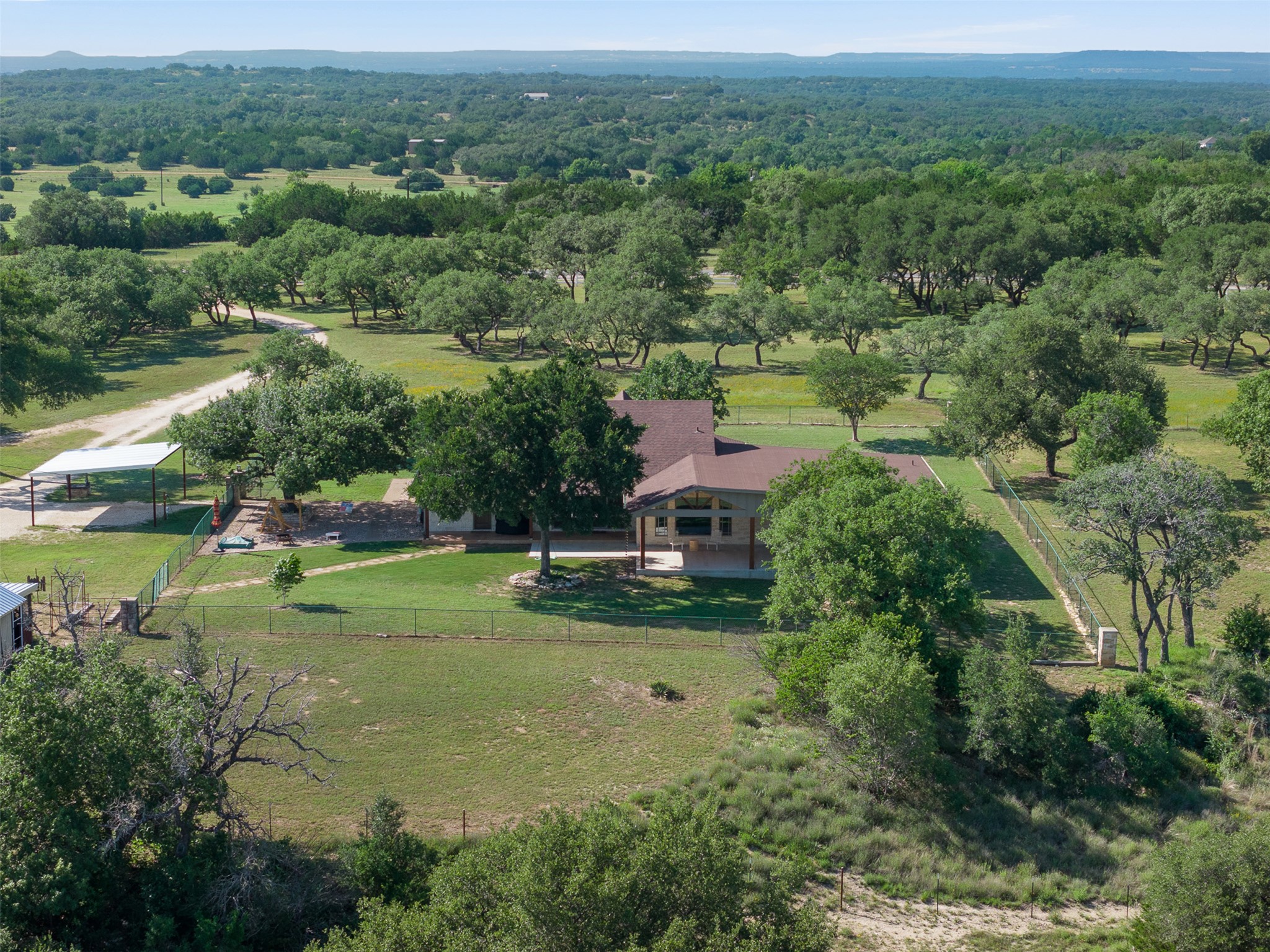 3340 Briggs Road Killeen, TX 76549 - Photo 34 of 40 an aerial view of residential houses with outdoor space and trees