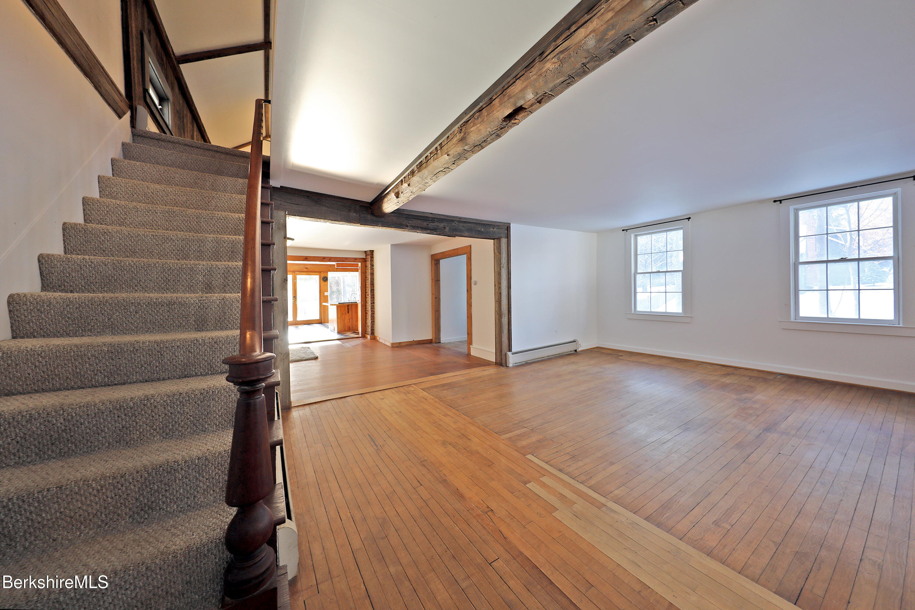 86 East Main Street Stockbridge, MA 01262 - Photo 20 of 55 Living room to dining and kitchen