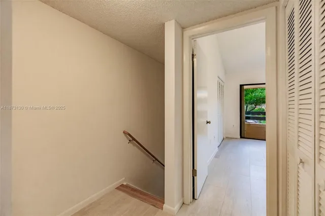 a view of an front door