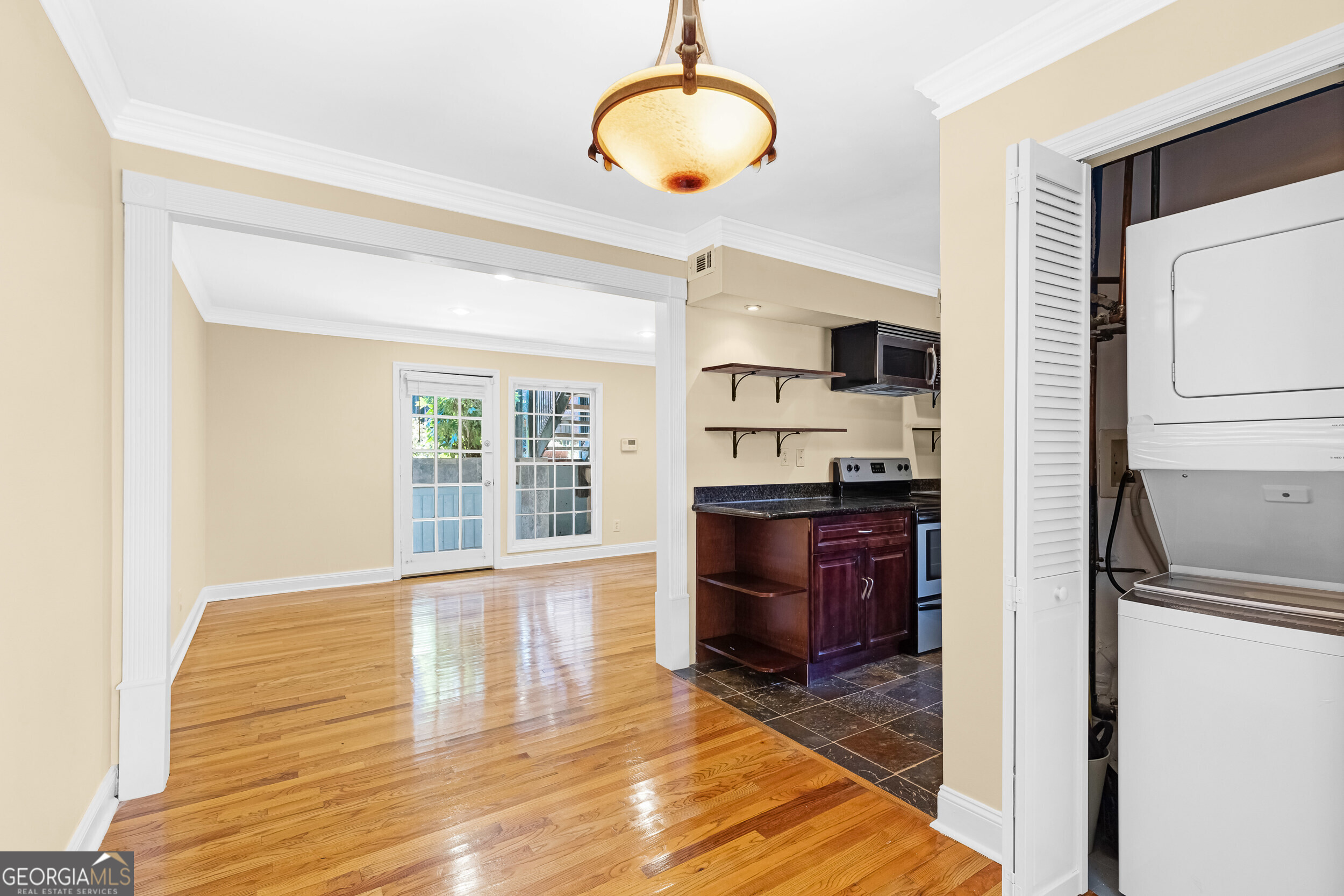 3091 Colonial Way Atlanta, GA 30341 - Photo 10 of 26 a view of a kitchen cabinets and wooden floor