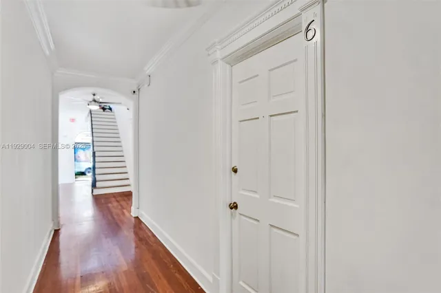 a living room with furniture and rug
