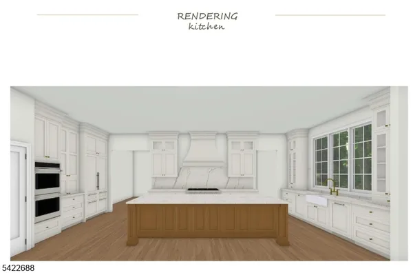 a view of kitchen with cabinets