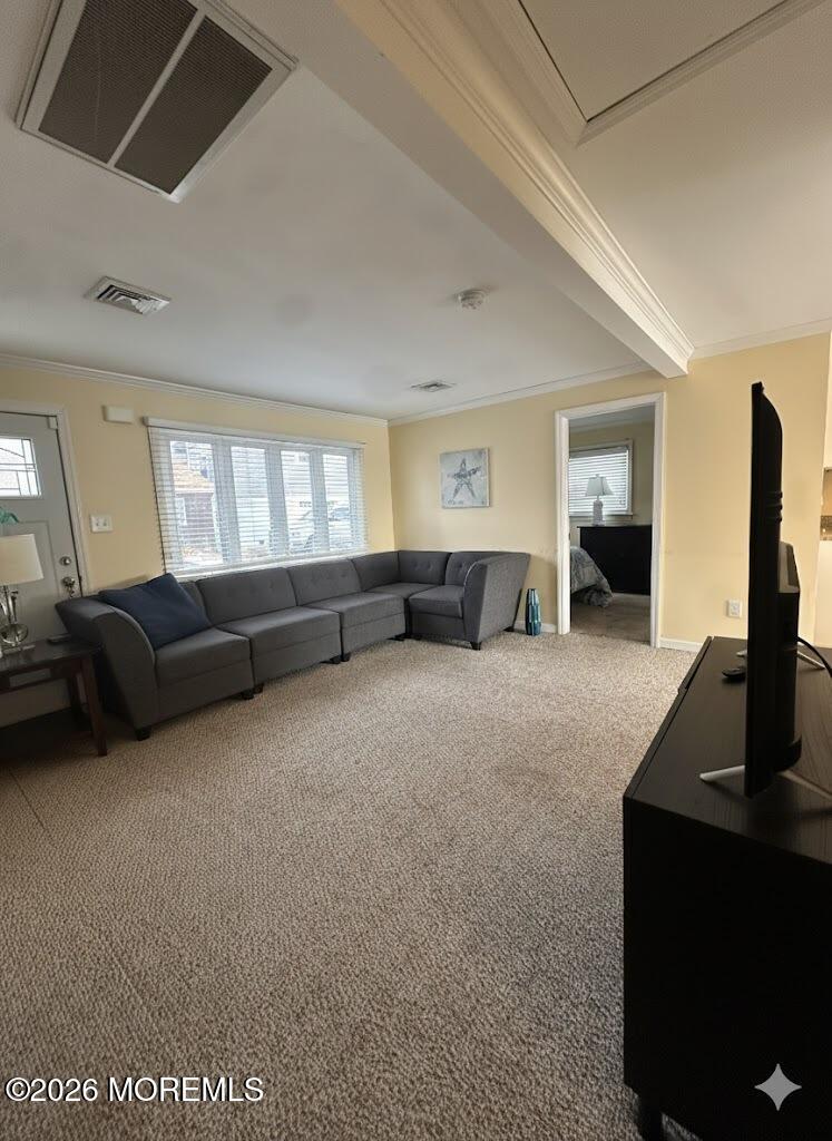 259 Joseph Street Lavallette, NJ 08735 - Photo 2 of 13 a living room with furniture and a flat screen tv