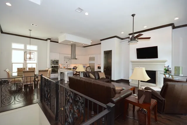 a view of an outdoor sitting area