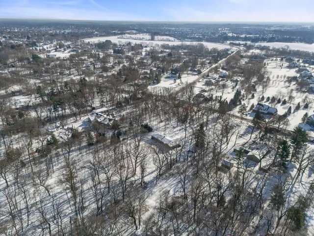 a view of snow covered with snow in outdoor space