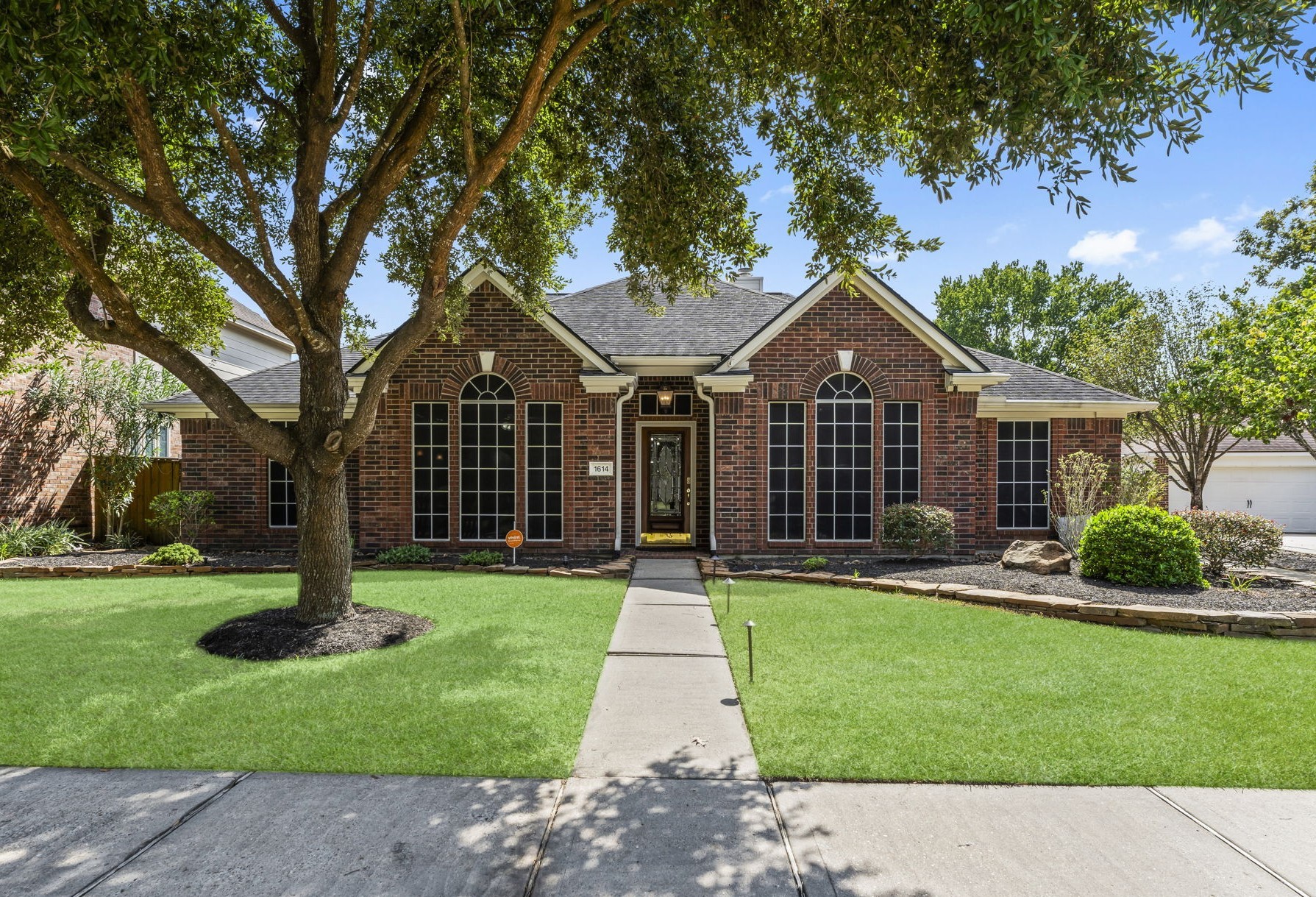 1614 Mercoal Drive Spring, TX 77386 - Photo 2 of 50 Resort-Style Backyard, Spacious Interiors, and Whole-House Generator await you in this beautiful brick 4 bedroom home