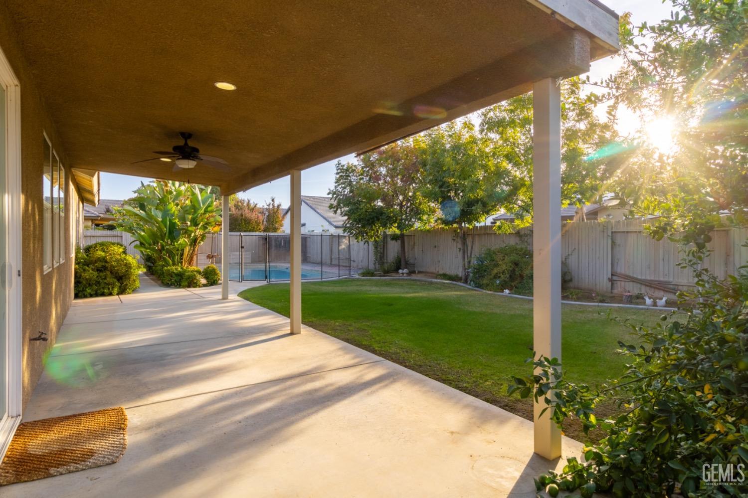 Undisclosed Address Bakersfield, CA 93314 - Photo 39 of 47 a view of a backyard with garden