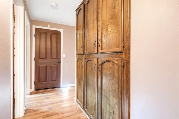 a view of a door with a door