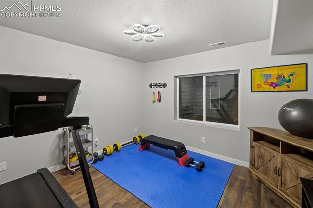 a view of outdoor space with garden and deck