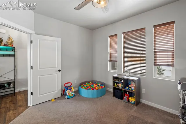 a room with toys and a couch