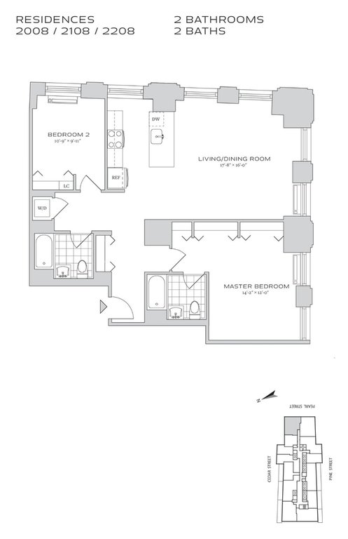 70 Pine Street, Unit 2108 Manhattan, NY 10005 - Photo 1 of 1