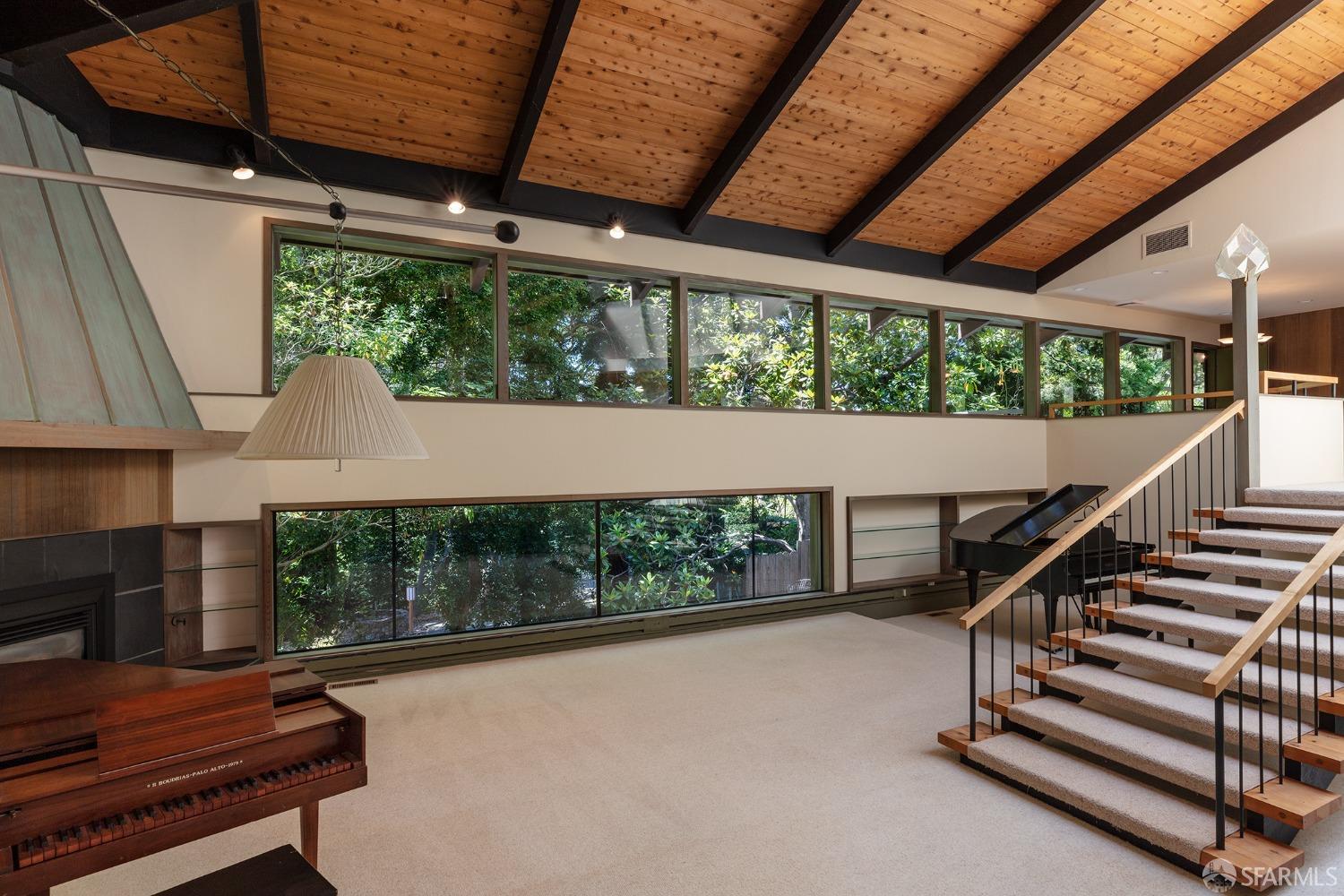 38 Sunset Drive Berkeley, CA 94707 - Photo 8 of 21 a roof deck with wooden floor and stairs