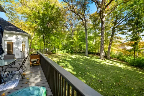 a view of swimming pool from a balcony