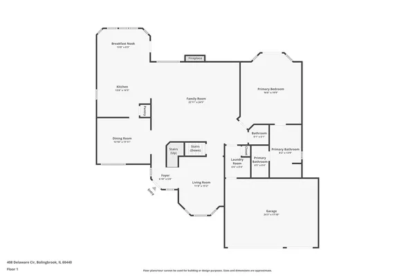 $575,000 | 408 Delaware Circle, Bolingbrook, IL 60440