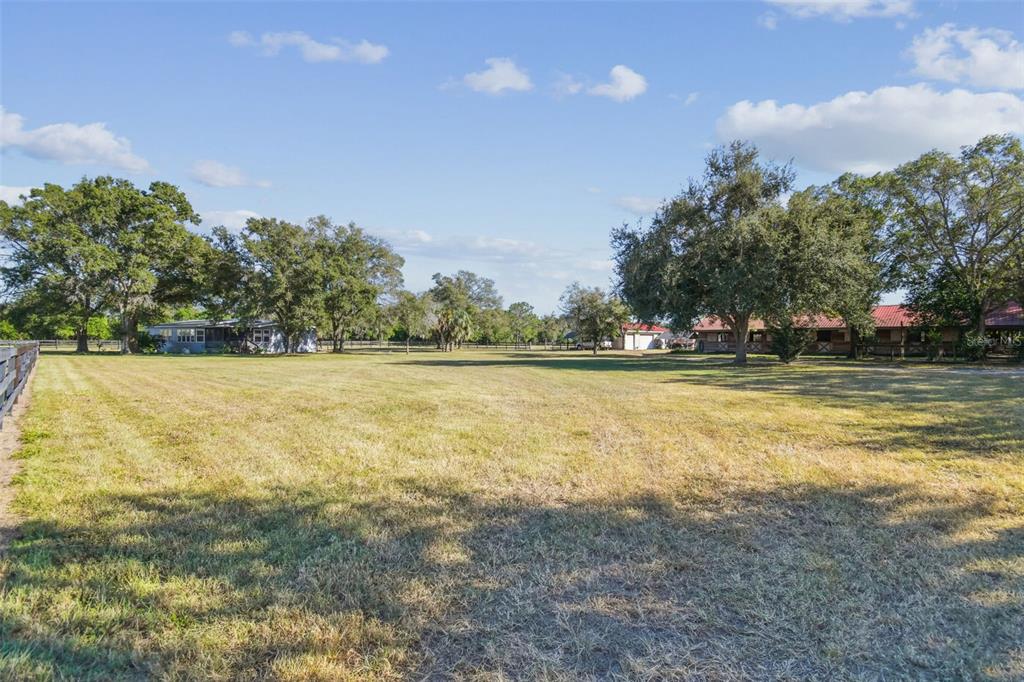 12714 Tyler Run Avenue Odessa, FL 33556 - Photo 45 of 65 a view of outdoor space with swimming pool and trees in the background