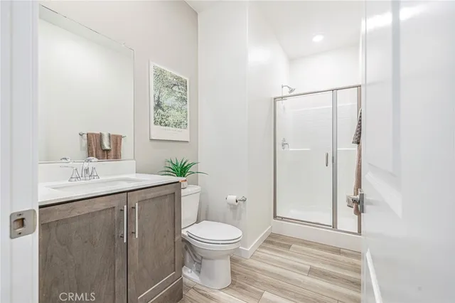 a view of a park with palm trees