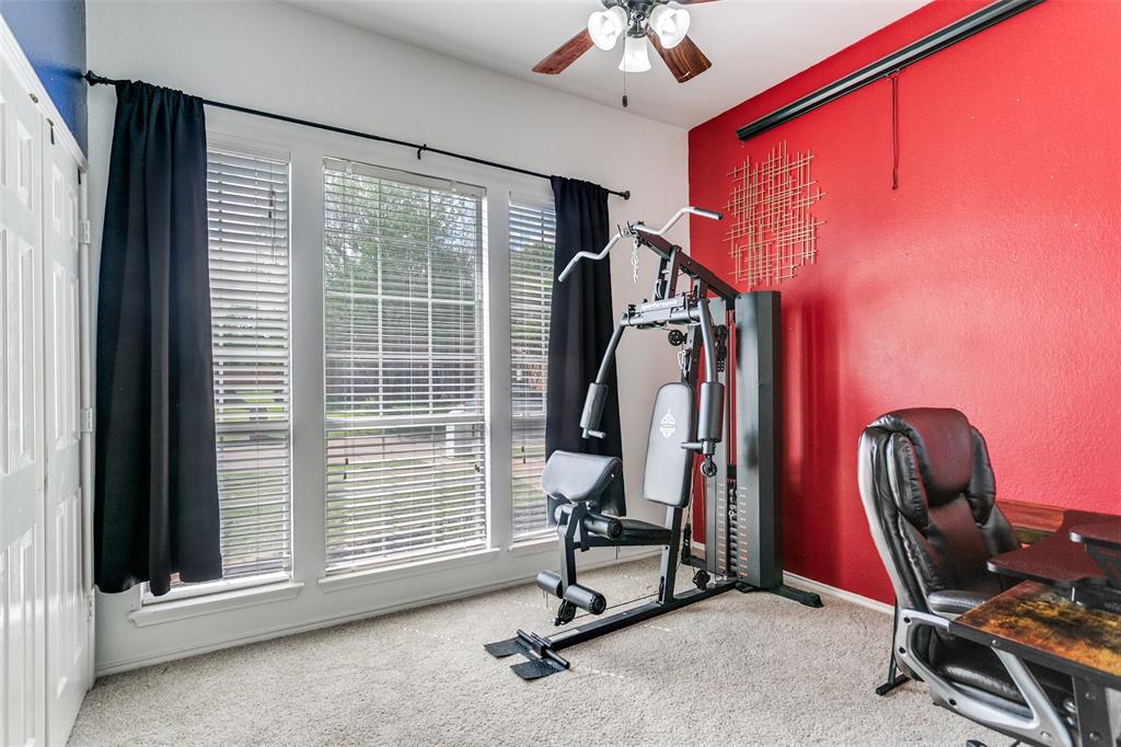 5316 Baton Rouge Boulevard Frisco, TX 75035 - Photo 24 of 33 Fourth bedroom currently being used as a home office and exercise room