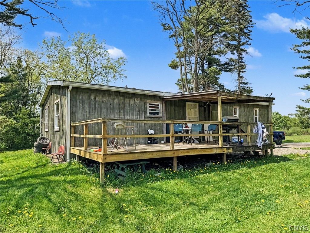 4760 Hilliard Road Locke, NY 13073 - Photo 3 of 20 Front Side View with Deck