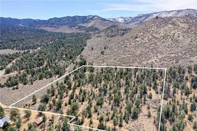 a view of a large mountain