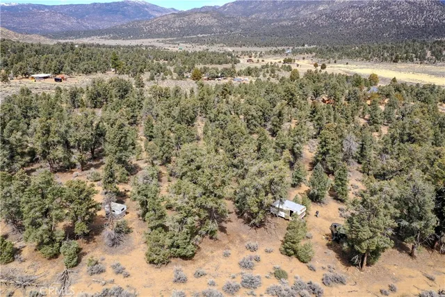 a view of a yard with an outdoor space