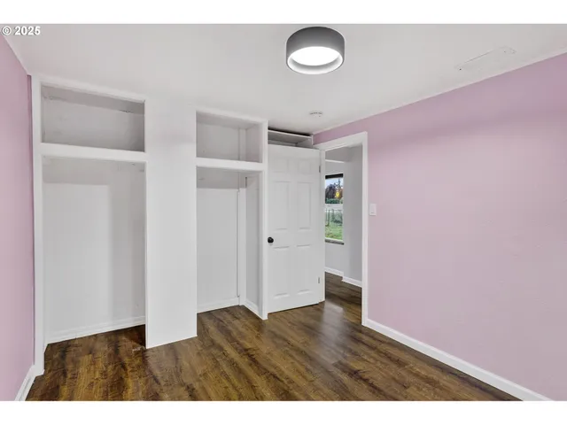 a view interior of a house with wooden floor