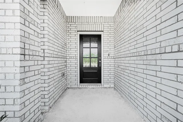 a view of front door of a house