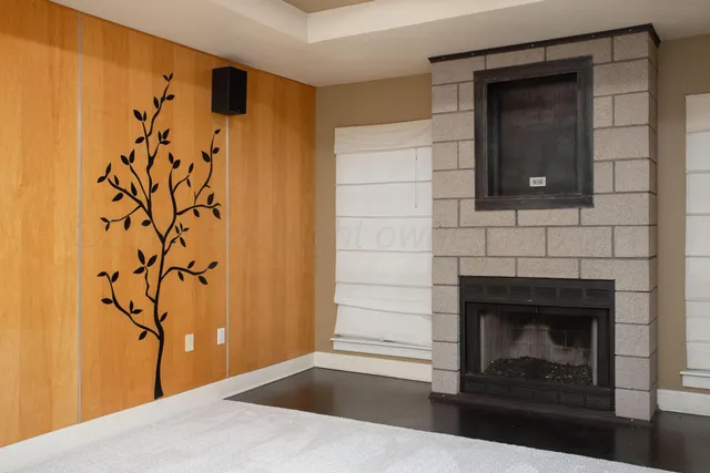 a view of an empty room