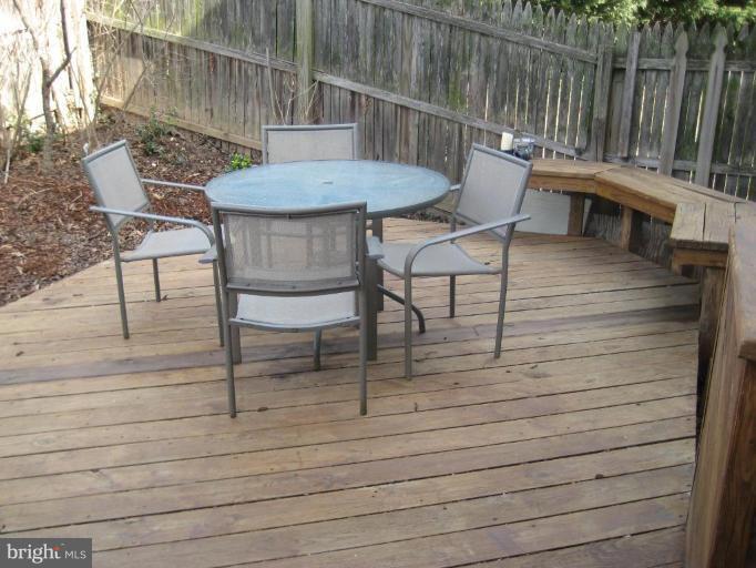167 Annandale Road Falls Church, VA 22046 - Photo 5 of 21 Wood deck with built in bench seats
