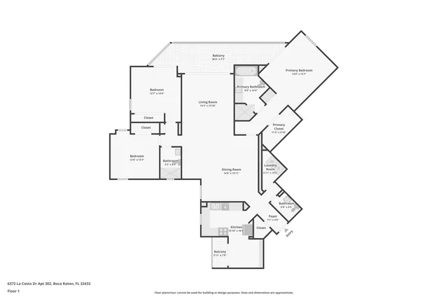 $399,000 | 6372 La Costa Drive, Unit 302, Boca Raton, FL 33433