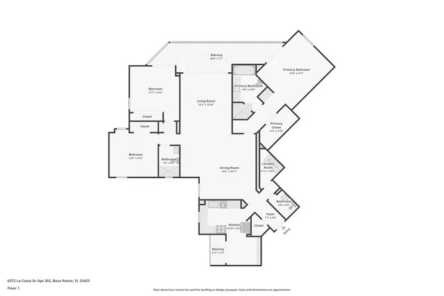 $399,000 | 6372 La Costa Drive, Unit 302, Boca Raton, FL 33433