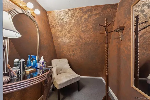 a room with gym equipment