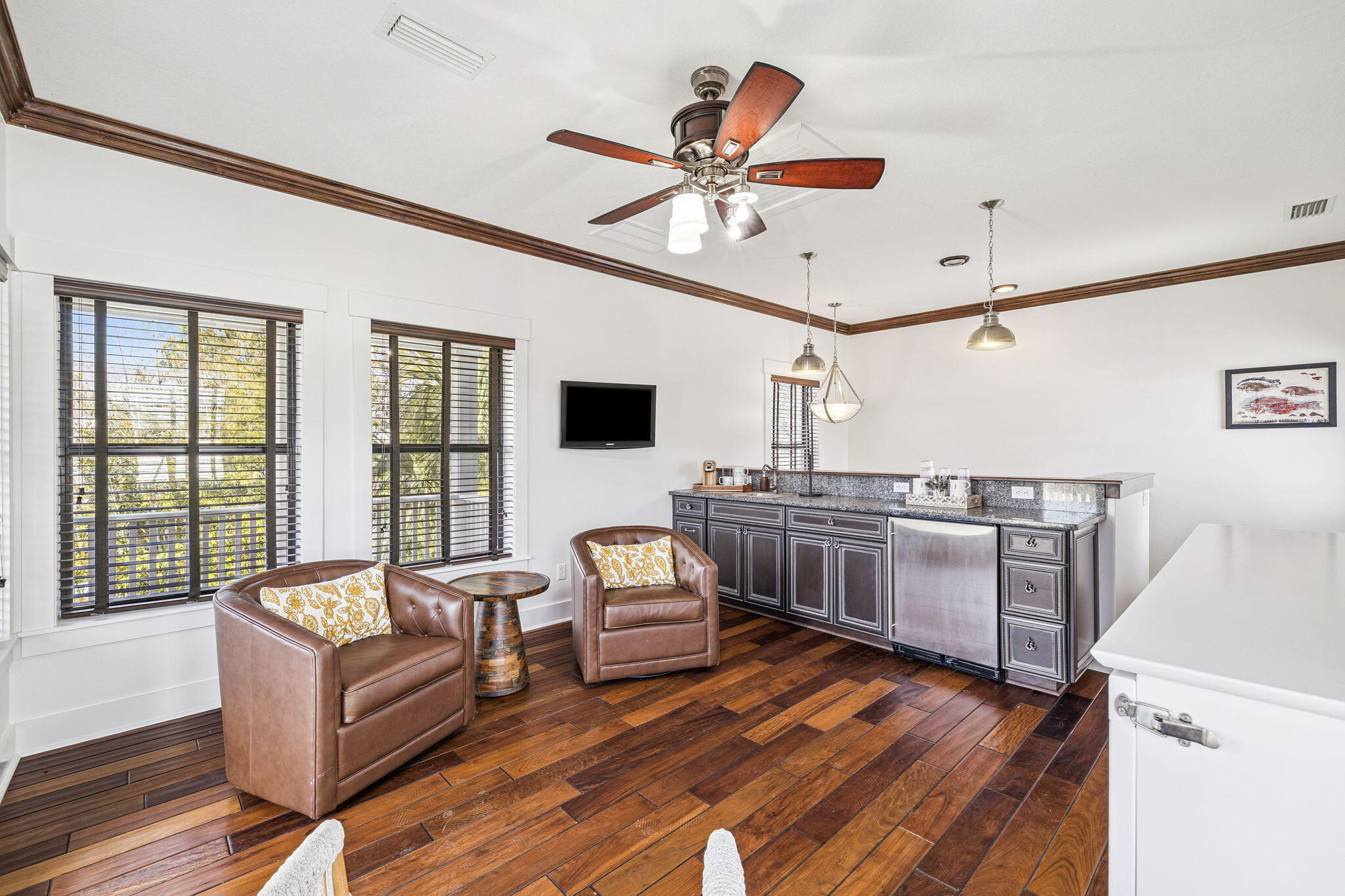 76 Crescent Road Santa Rosa Beach, FL 32459 - Photo 50 of 104 a living room with furniture and a large window