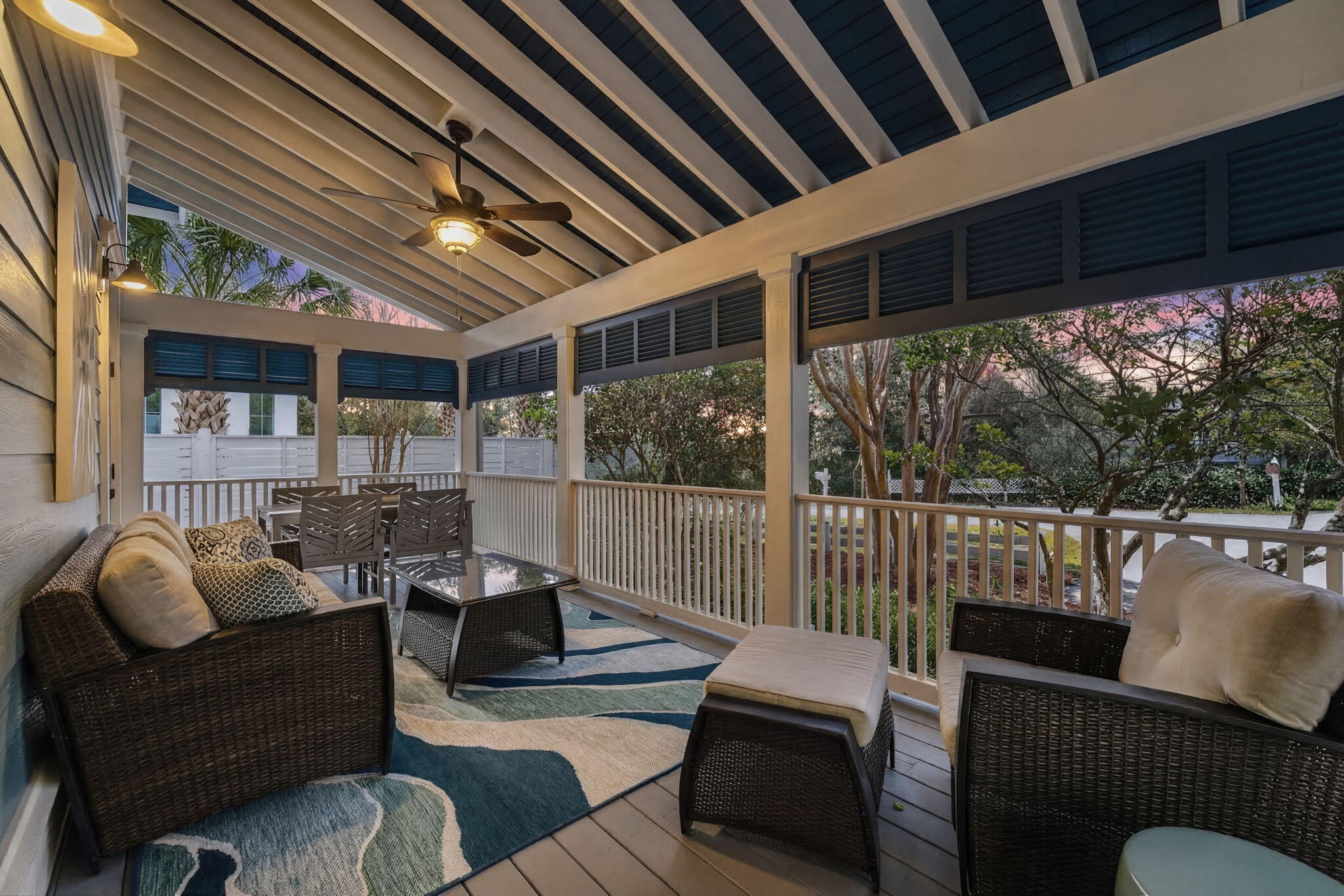 76 Crescent Road Santa Rosa Beach, FL 32459 - Photo 63 of 104 a balcony with furniture and a large window