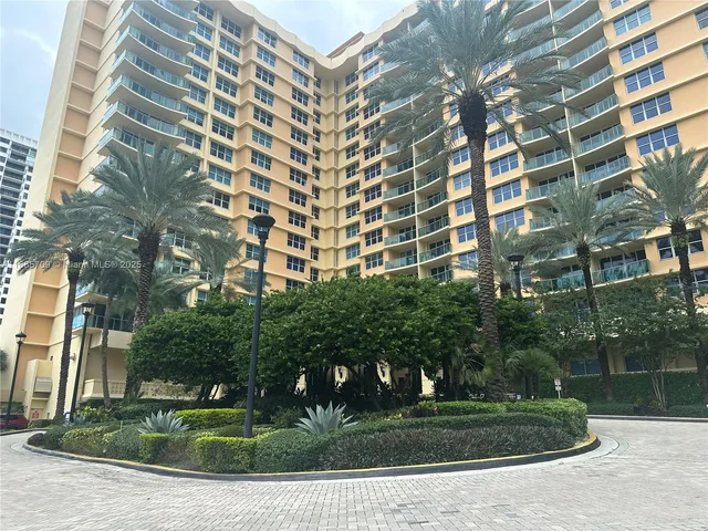 a front view of a building