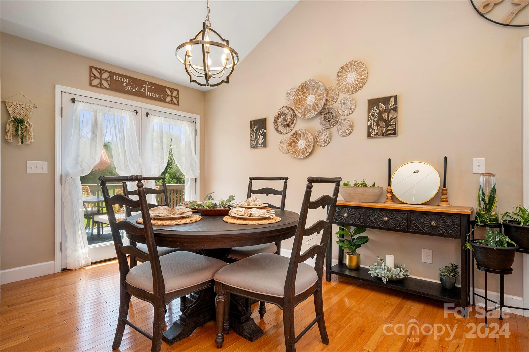 210 Thompson Road Rutherfordton, NC 28139 - Photo 13 of 44 a view of a dining room with furniture and wooden floor