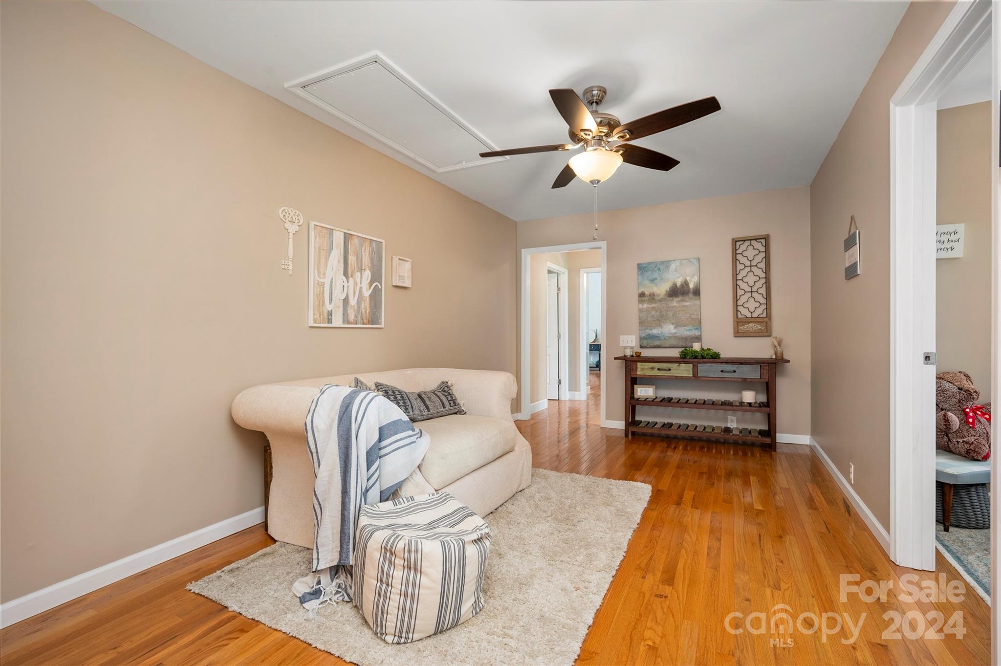 210 Thompson Road Rutherfordton, NC 28139 - Photo 28 of 44 a living room with furniture and a wooden floor