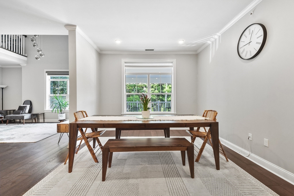 635 Old Post Road, Unit 303 Sharon, MA 02067 - Photo 8 of 33 a view of workspace with furniture window and wooden floor